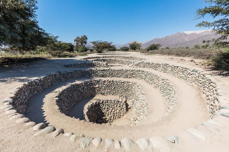Underground aqueducts of Cantalloc, Nazca, Peru