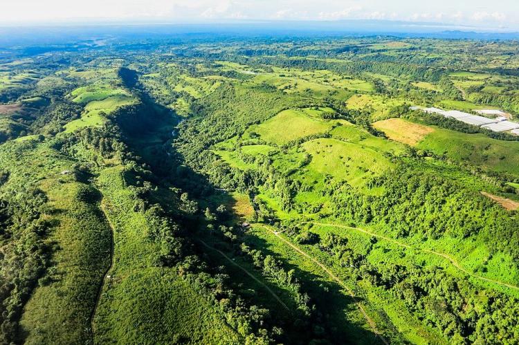 Aerial view of the Province of Chiriqui, Republic of Panama