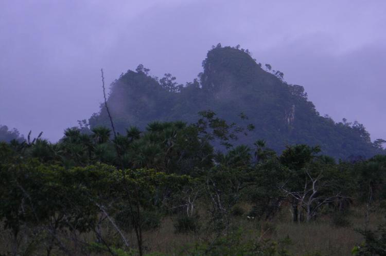 Mountains in the Cayo district in western Belize