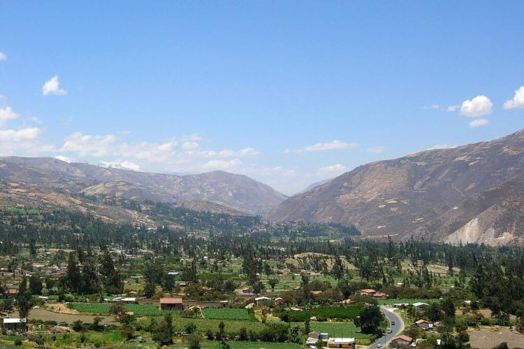 Callejón de Huaylas from Yungay, Peru
