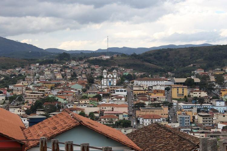 Panorama of Congonhas, Brazil