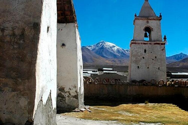 Isluga church bell tower