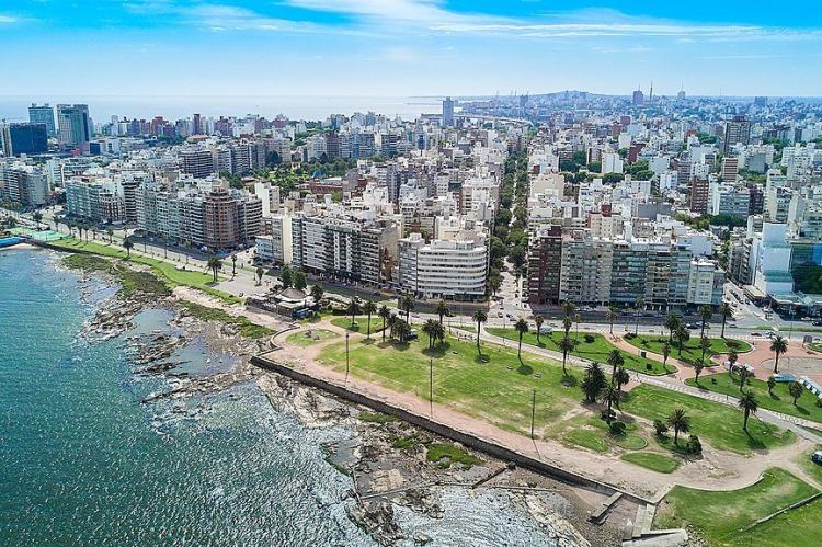 View of the city of Montevideo, Uruguay