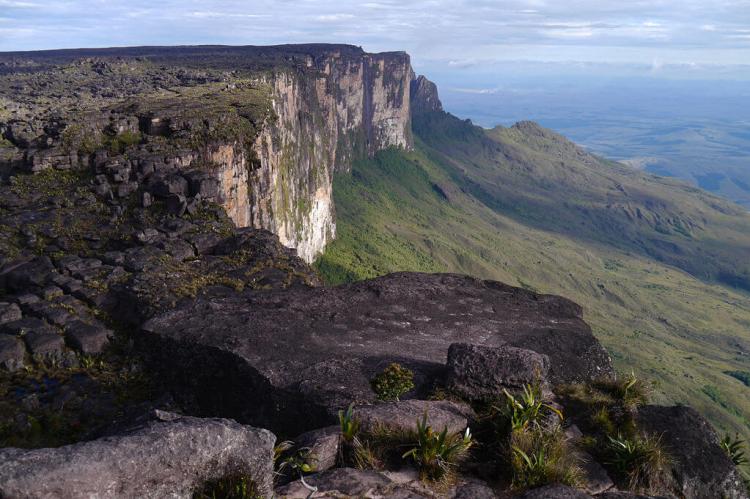 Mount Roraima, the tripoint between Venezuela, Guyana, and Brazil