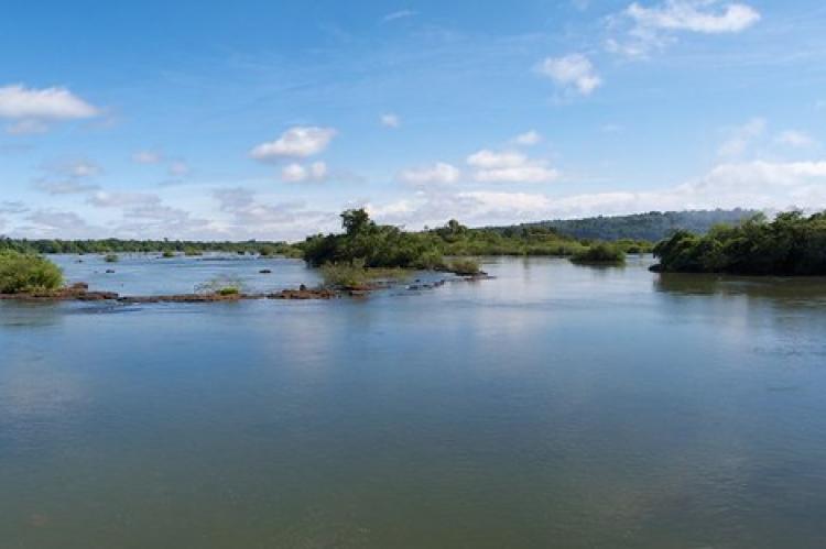 Iguazu River panorama