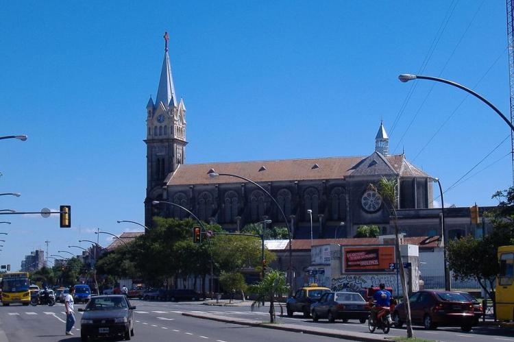 Church in in the Lisandro de la Torre neighborhood, northeast Rosario, Argentina
