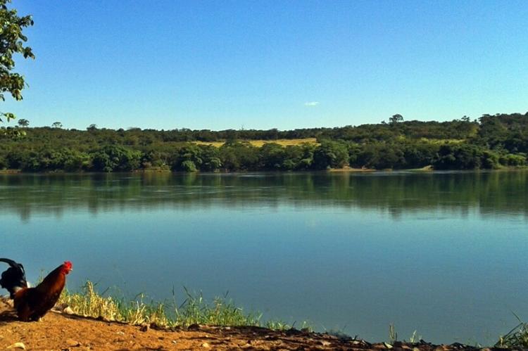 Paranaíba River in Capinópolis, Brazil