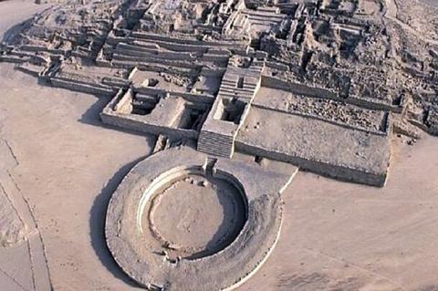 Ruins of the 6,000-year-old city of Caral