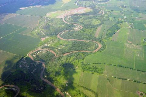 Salí River near San Miguel de Tucumán, Argentina