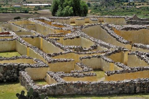 Zapotec Ruins at Yagul, Valley of Oaxaca, Mexico